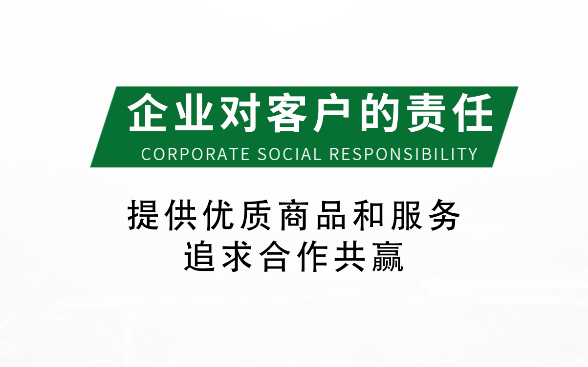 企業(yè)對客戶的責(zé)任