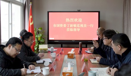 市國資委丁新敏巡視員一行蒞臨我公司 調(diào)研維穩(wěn)、安全生產(chǎn)工作