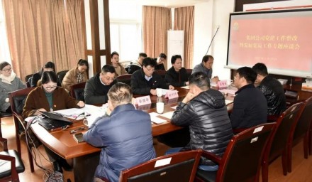 集團公司召開黨建工作整改暨發(fā)展黨員工作專題座談會